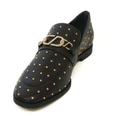 Mocassim Preto Tachas Bridao S 22025 0012 0001 Schutz